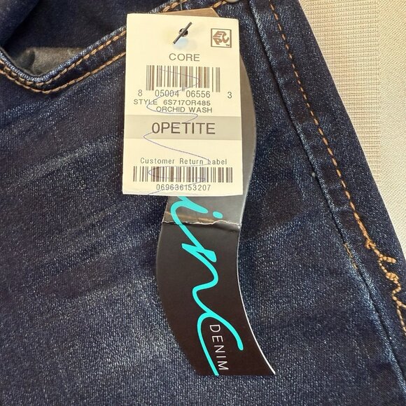 INC Skinny Leg Curvy Fit Crop Jeans Size 0 Petite NWT - Picture 11 of 14